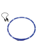 Nobby Leuchthalsband VISIBLE  ?10 mm; 70 cm blau 