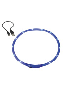 Nobby Leuchthalsband VISIBLE  Ø 10 mm; 70 cm blau