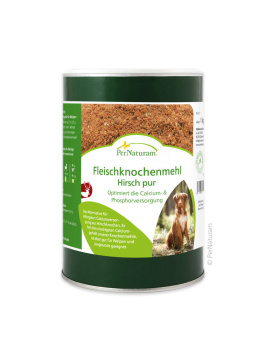 Pernaturam Fleischknochenmehl Hirsch Pur 1kg