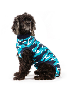 Schutzanzug Suitical - Recovery Suit Hund Camoblau (S+)