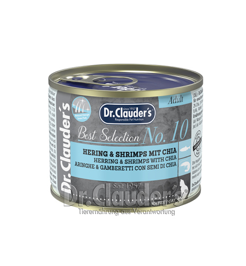 Best Selection No 10 Hering &amp; Shrimps mit Chia (Dose) 200g