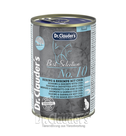 Best Selection No 10 Hering &amp; Shrimps mit Chia (Dose) 400g